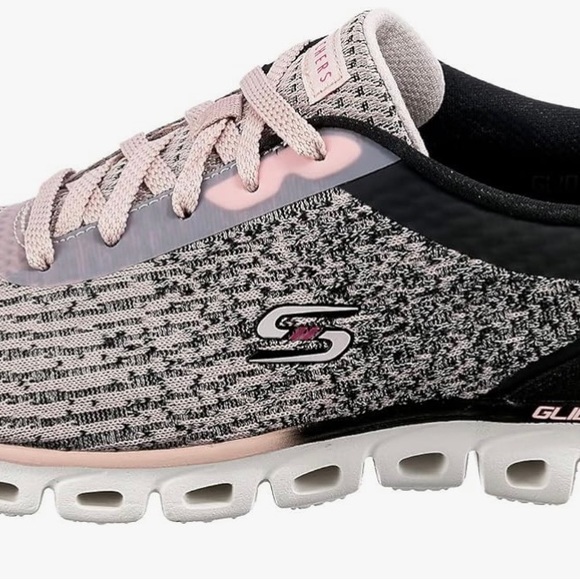 SKECHERS
Black & Light Pink Glide Step Head Start Trainers - Picture 9 of 9